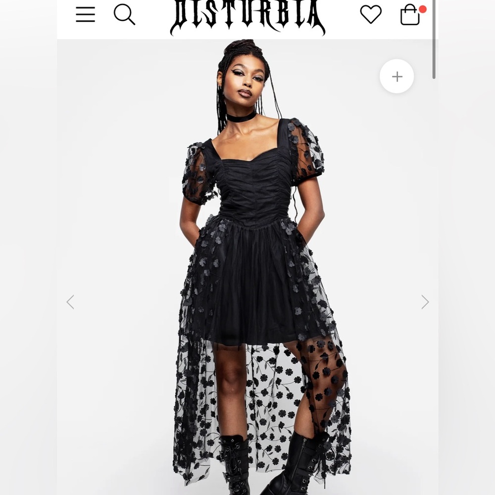 🖤Disturbia Disenchanted High Low Tulle Gown🖤